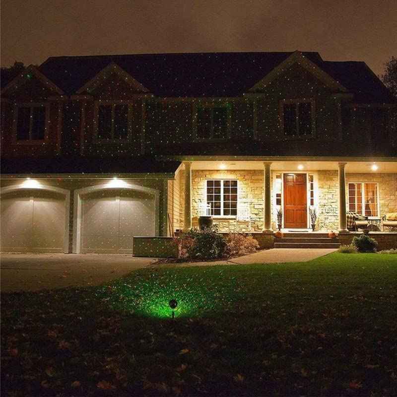 Multicolor Outdoor Laser Projector – Star Motion Light | Styleva