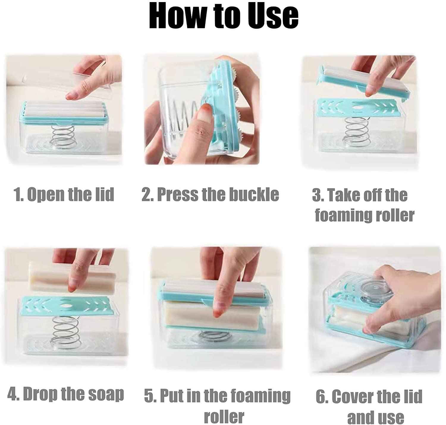 Soap Roller and Dispenser – Portable 2-in-1 Kitchen & Bath Accessory