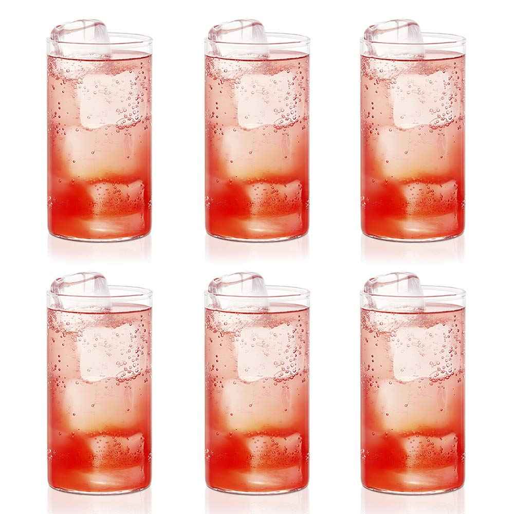 Unbreakable Plastic Glasses – Clear 330ml Set of 6 | Serve Stellar