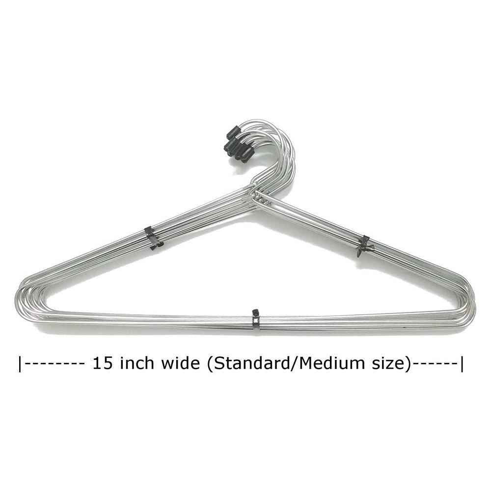 Stainless Steel Cloth Hanger (Set of 12) – Durable & Non-Slip | FreshAura Homeware