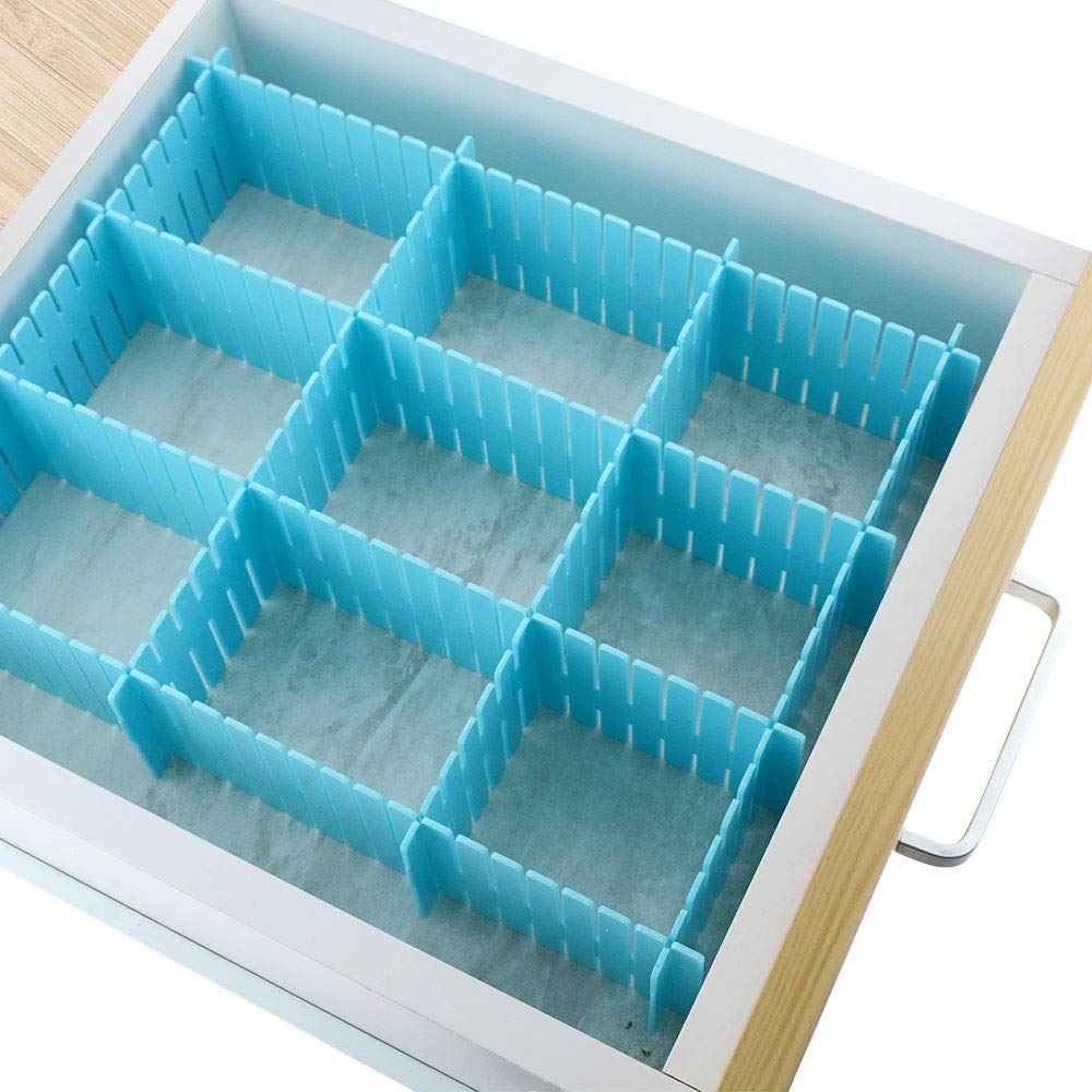 Adjustable Drawer Organizer – Multipurpose Storage Solution 6 Pcs Set | CookAura