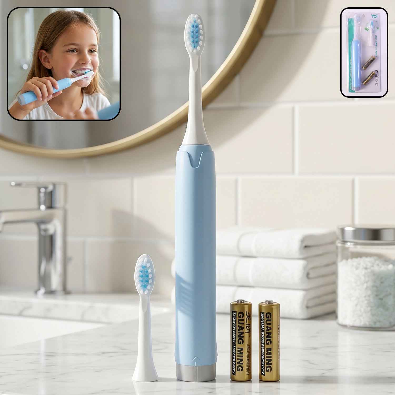 Electric Sonic Toothbrush Ð Gentle & Effective Cleaning for All