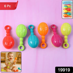 Tot Shake baby hand rattle with easy-grip loops