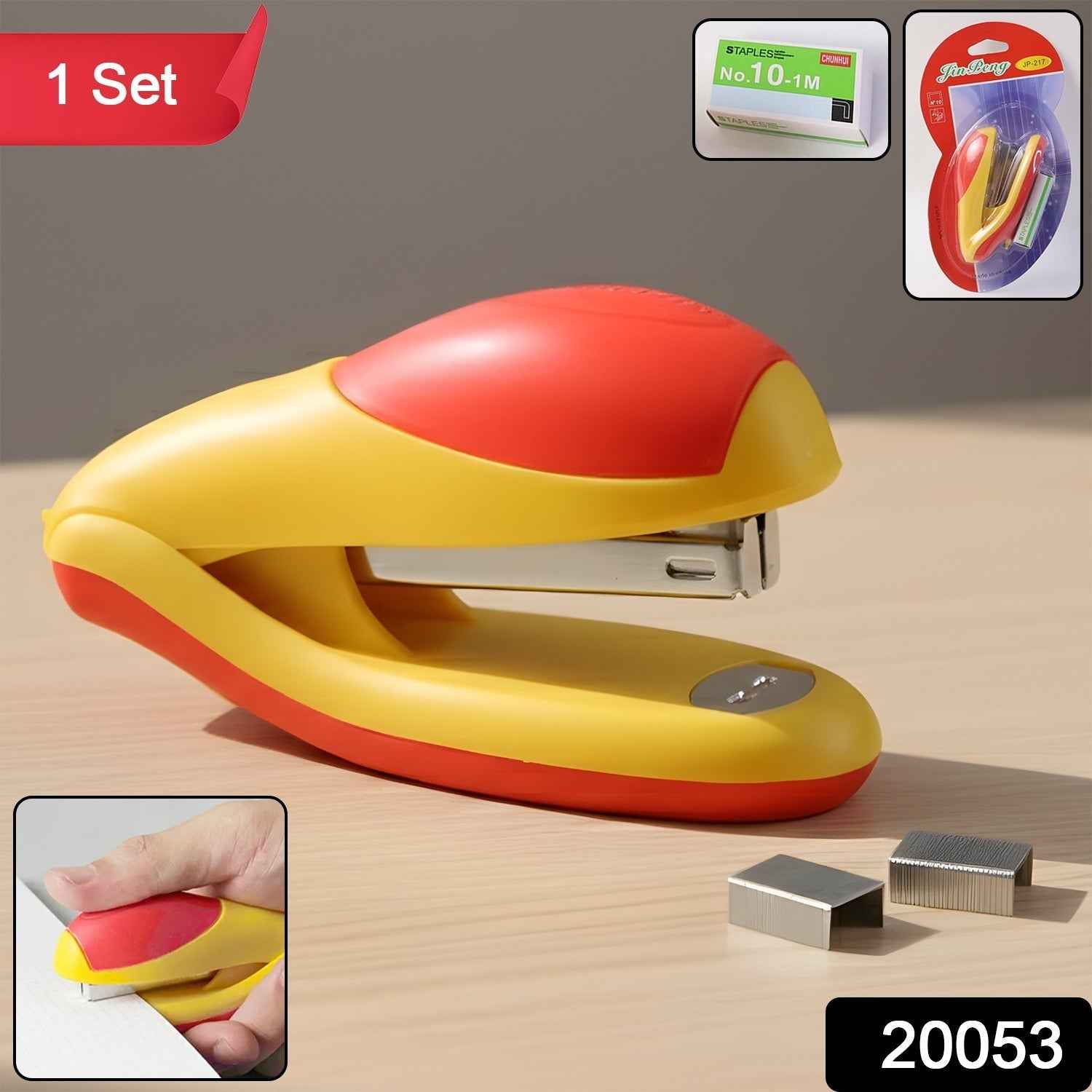 Heavy-Duty Desktop Stapler – Ergonomic Grip for Comfortable Use