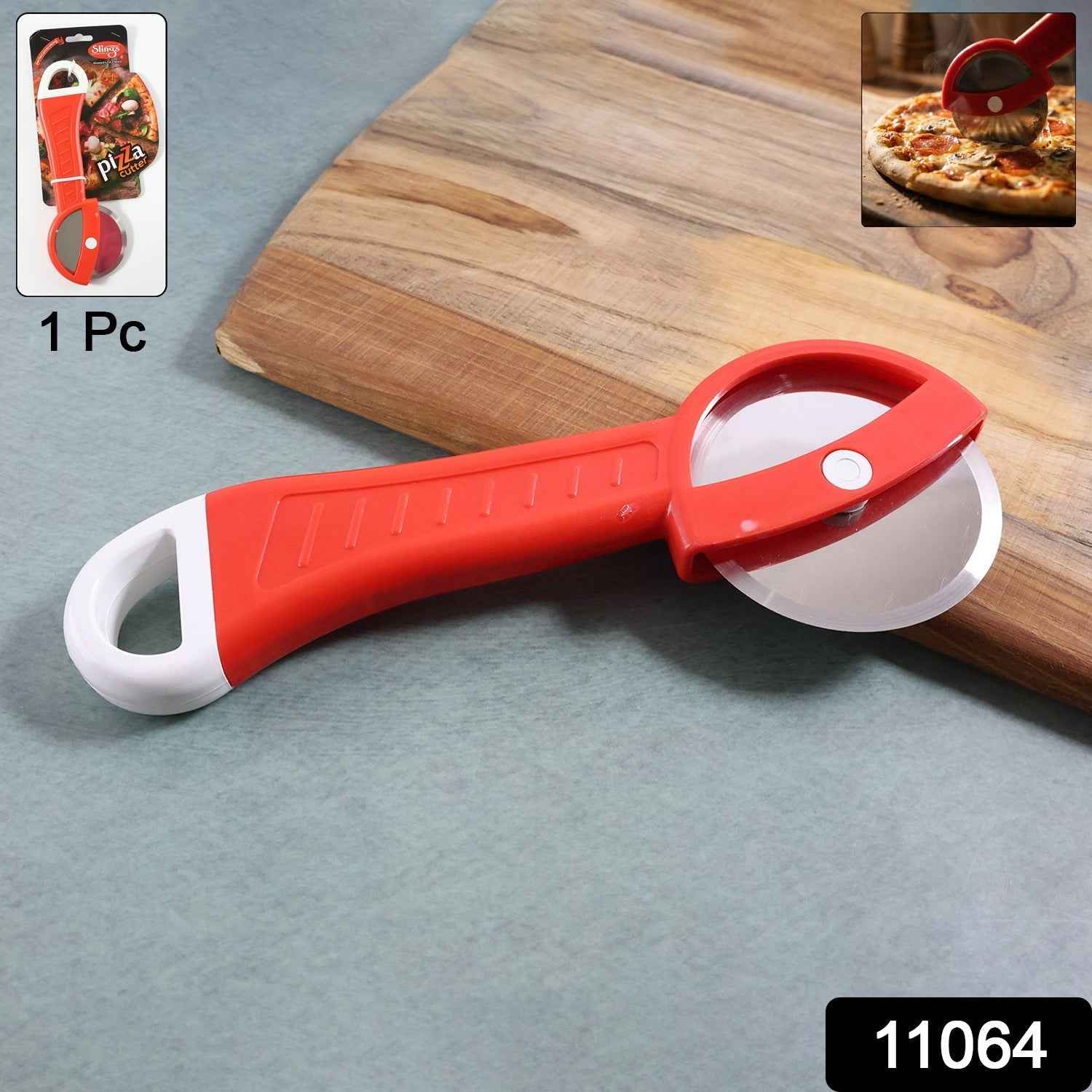 Multipurpose Pizza Cutter – Sharp Rolling Wheel with Ergonomic Handle