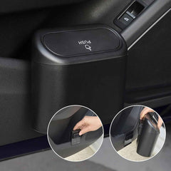 Mini Car Trash Can with Lid – Waterproof & Leak-Proof | Velvet Wheels