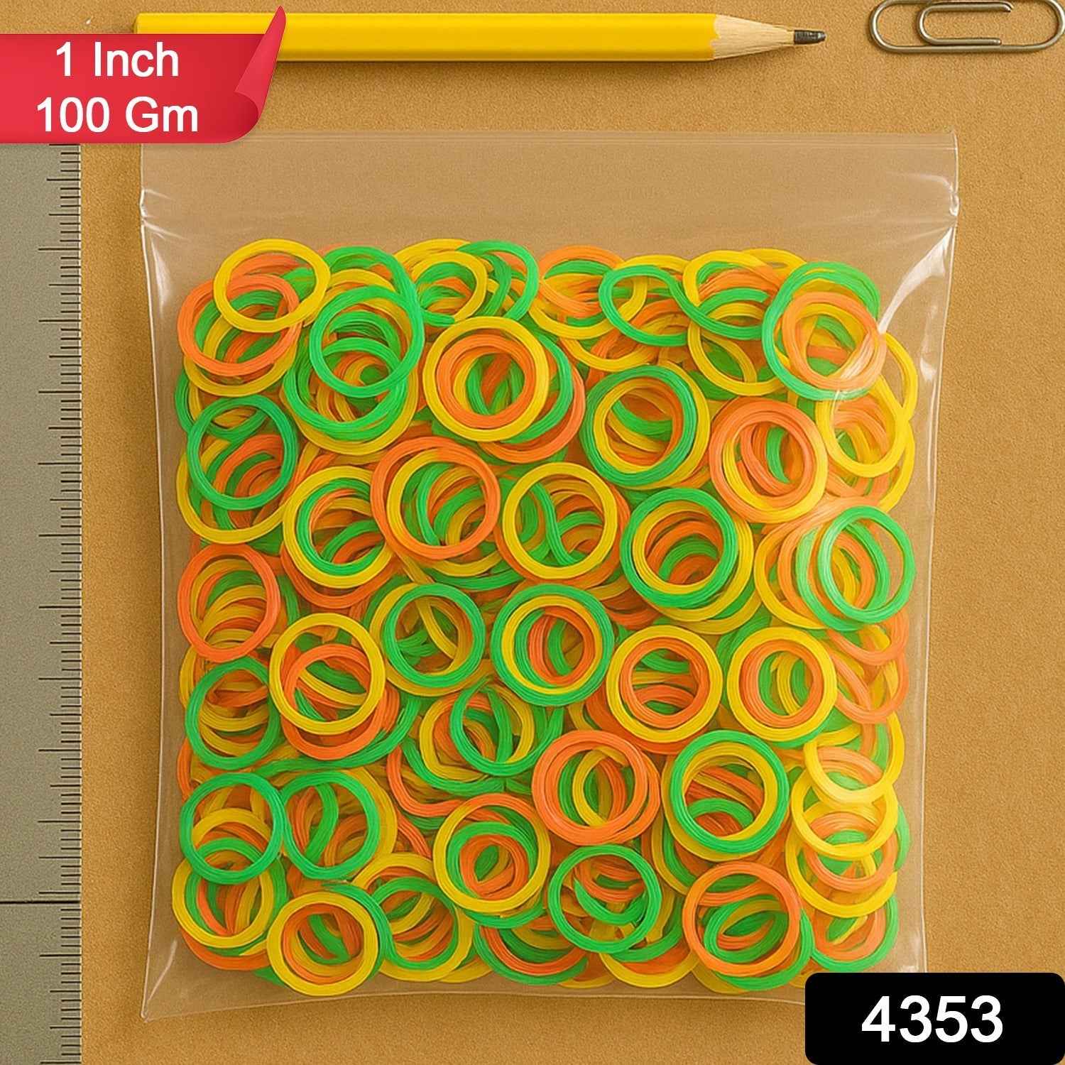 Elastic Rubber Bands – Multicolor, Durable & Reusable | VoltDesk
