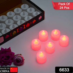 Red LED Tealights – Flameless & Smokeless for Diwali Decor | Styleva