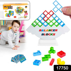 Tower Balance Game – 16 Pcs Skill Builder | Boardoria