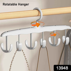 Tank Top Hanger – 12-Hook Rotating Closet Organizer | Organivo
