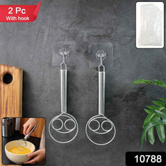 Stainless Steel Spiral Hand Whisk Set – Efficient & Durable