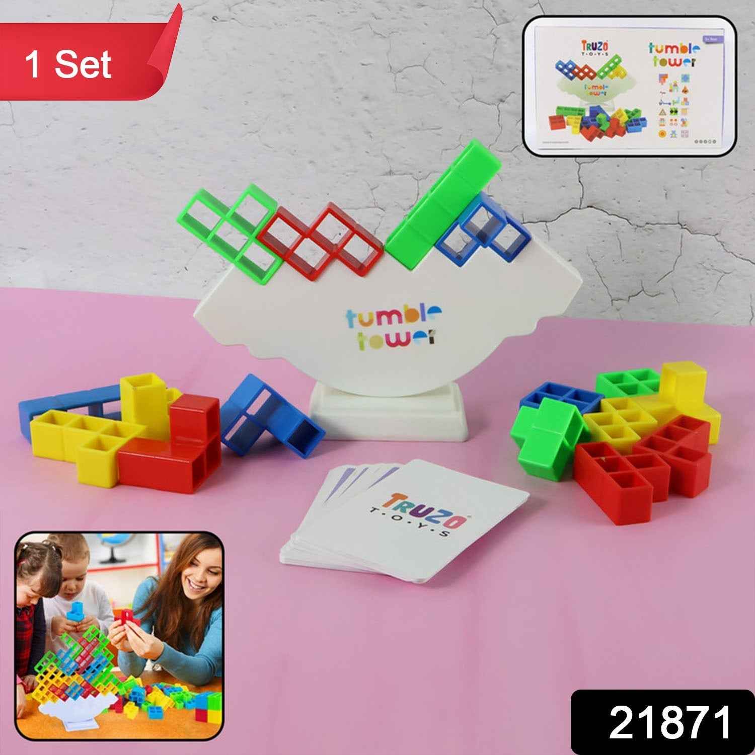 Tumble Tower Balancing Blocks – Fun Educational Stacking Game