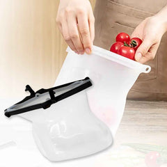 Reusable Silicone Food Bag – Leakproof, BPA-Free, Versatile | Tidy Table