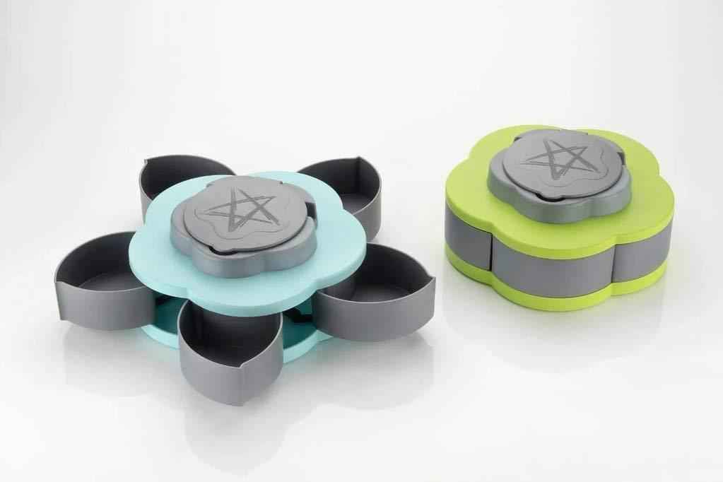 Smart Candy Box – 5-Compartment Petal-Shaped Organizer | Lunchie Bunchie