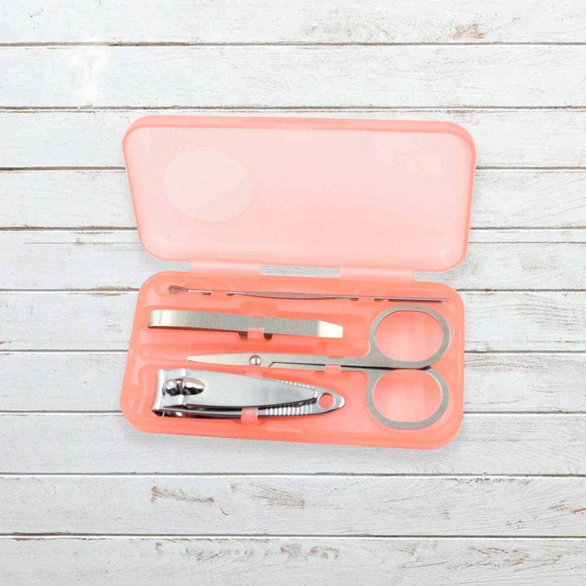 Nail Clipper Set – Stainless Steel 4-Pc Travel Manicure Kit | AuriGlam