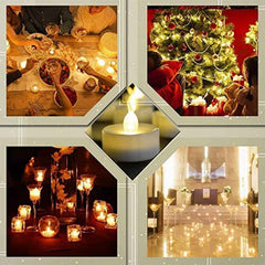 Flameless Floating Candles – Battery Operated Set of 8 | Giftoiza
