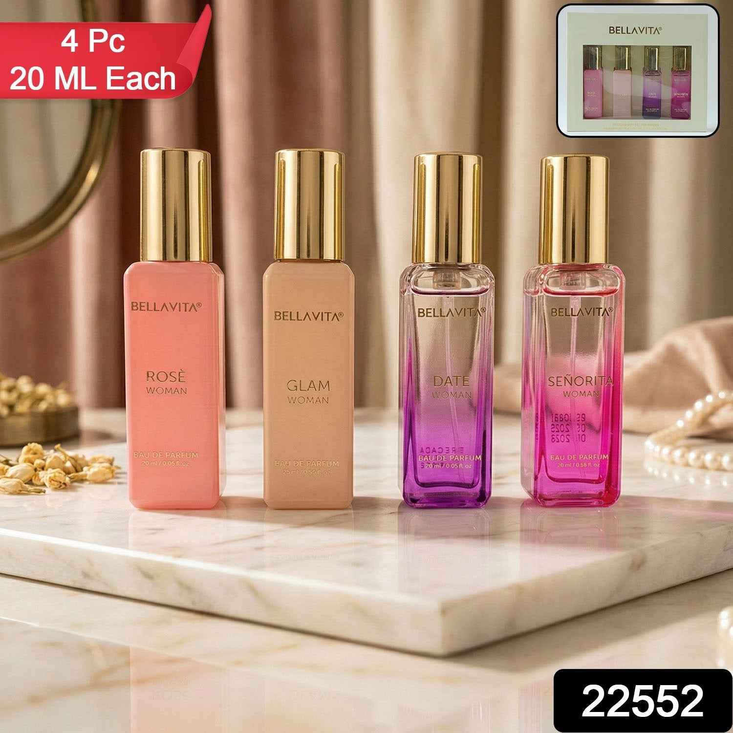 Women’s Eau De Parfum Set – Long-lasting, Elegant Fragrances