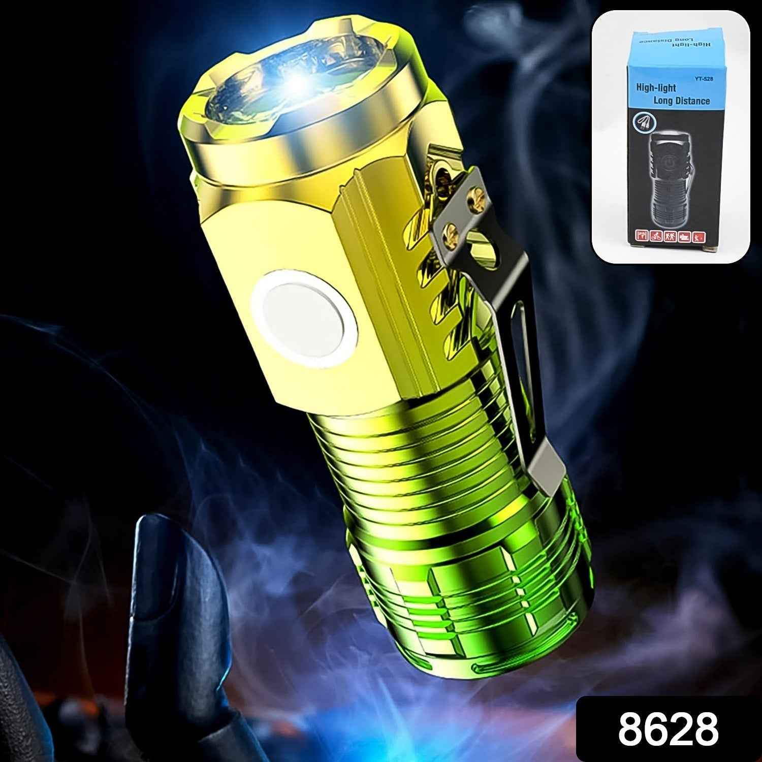 USB Rechargeable Flashlight – Mini 3 LED Torch for Emergencies | Indo Glow