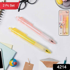 Smooth Writing Ball Pen – Black Ink, Fine Tip (2 Pc) | CustoPen