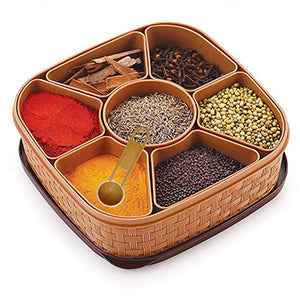 Masala Dabba – 7-in-1 Spice Storage Box | Lunchie Bunchie