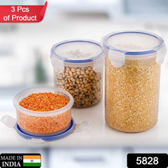 Airtight Food Storage Containers – 3 Pc Set | Organivo