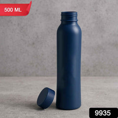 Reusable Water Bottle 500ML – Leak-Proof Screw Cap with Matte Finish
