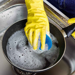 Nylon Scrubber – Multi-Purpose Round Cleaning Pads (Pack of 6) | VelvaBloom