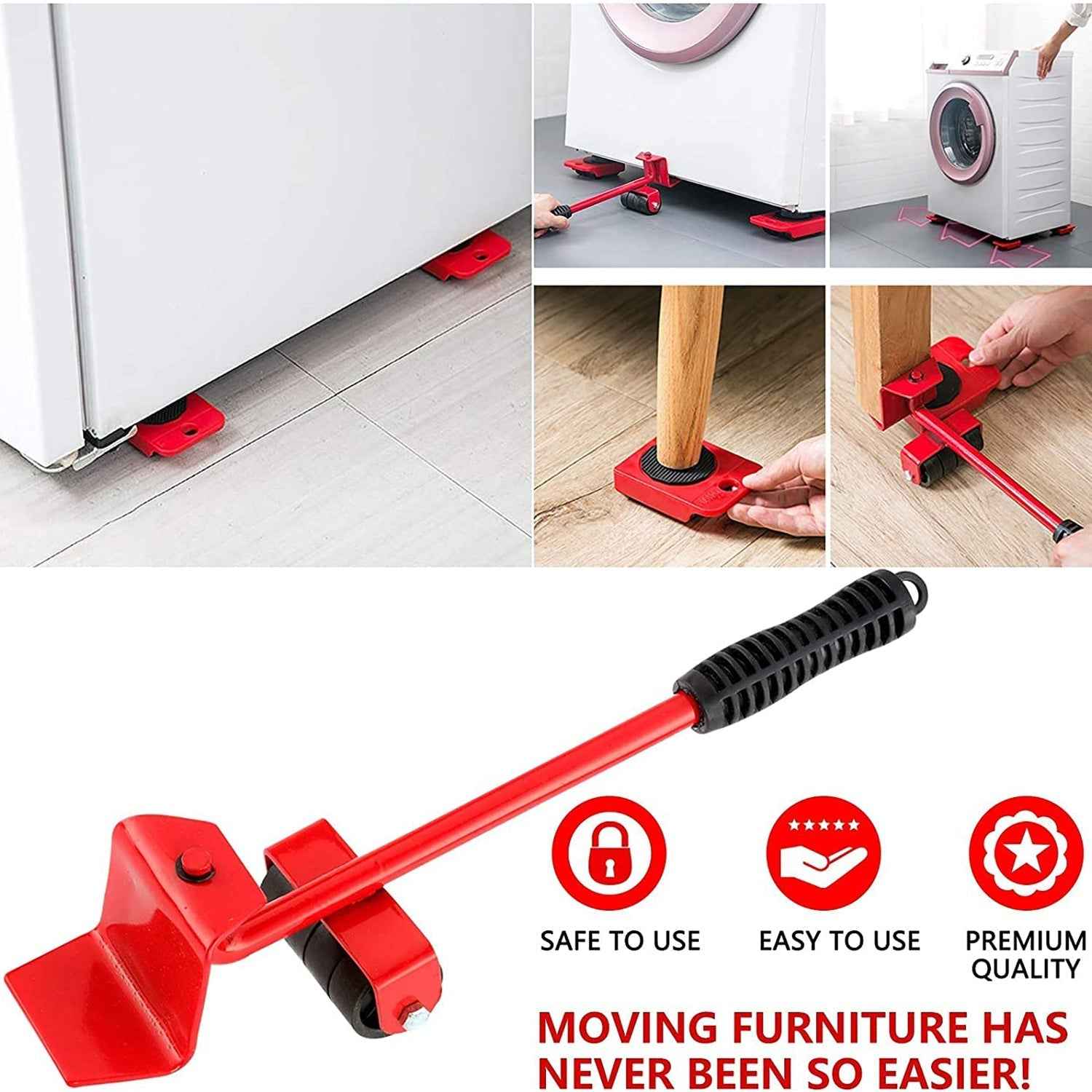 Furniture Lifter Tool – Heavy-Duty Appliance Shifter | ToolMate Pro