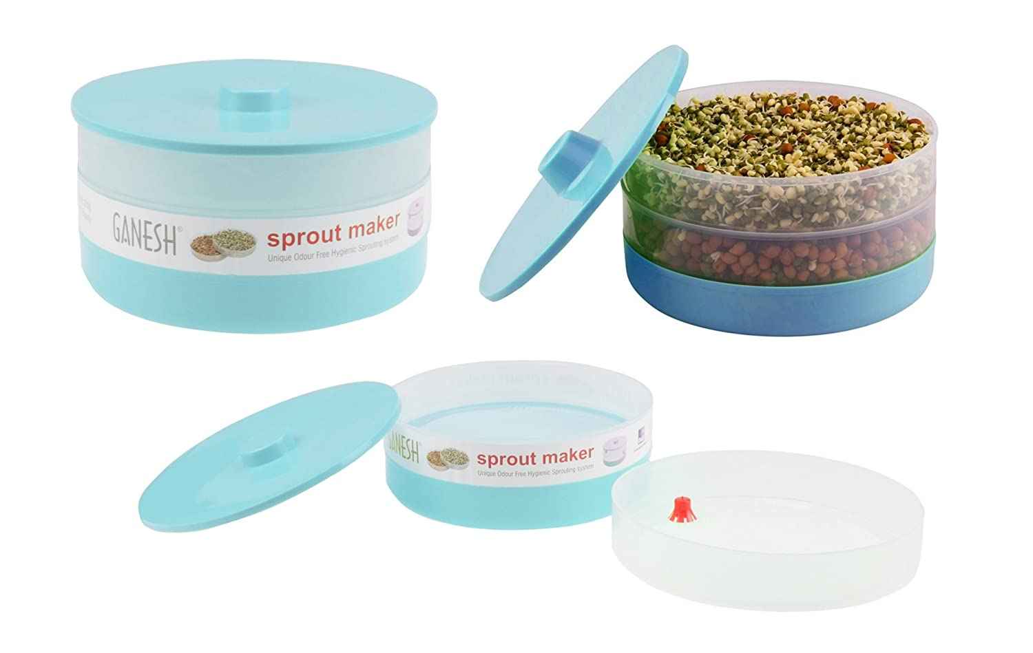 Sprout Maker – 1800 ml Healthy Bean Sprouting Bowl | Ganesh