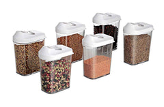 Easy Flow Storage Jar – 750ml Set of 6 | Organivo