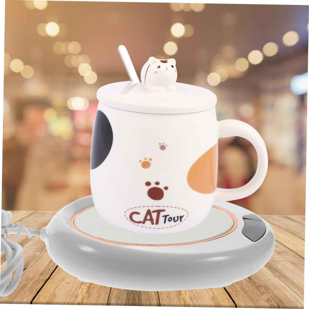 USB Mug Warmer – Portable Electric Coffee & Tea Heater | VoltDesk