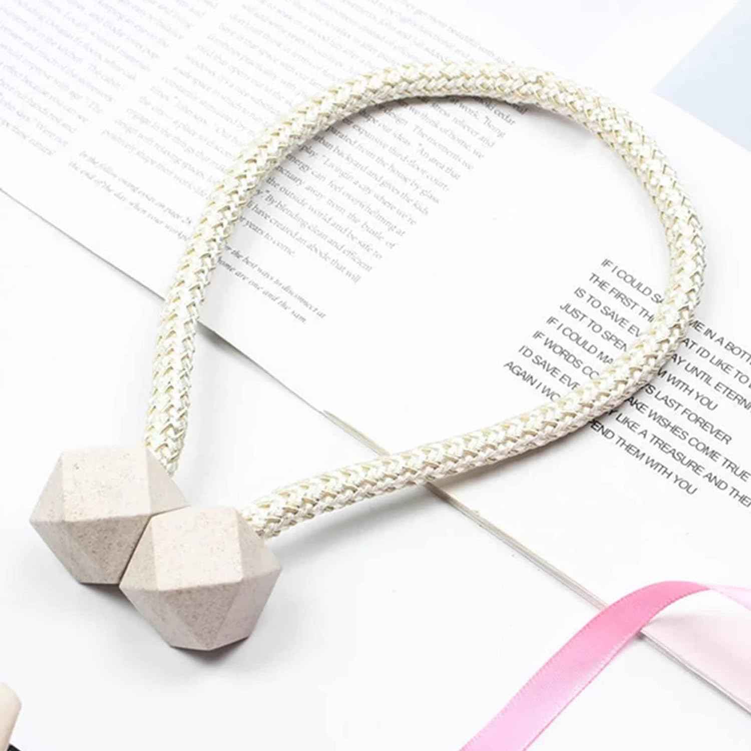 Pearl Curtain Tiebacks – Non-Magnetic & Elegant | FreshAura Homeware