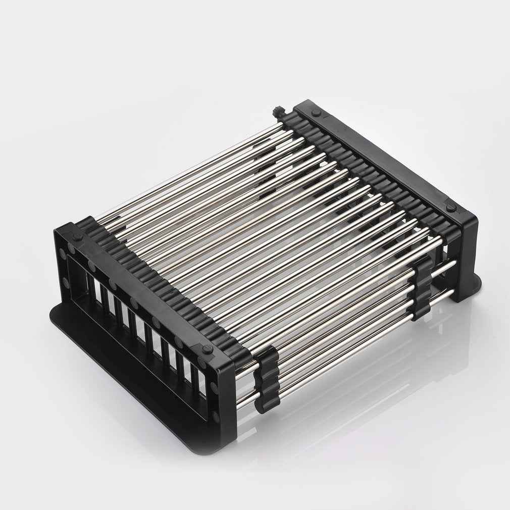 Expandable Dish Drainer – Stainless Steel Over Sink Rack | CookAura