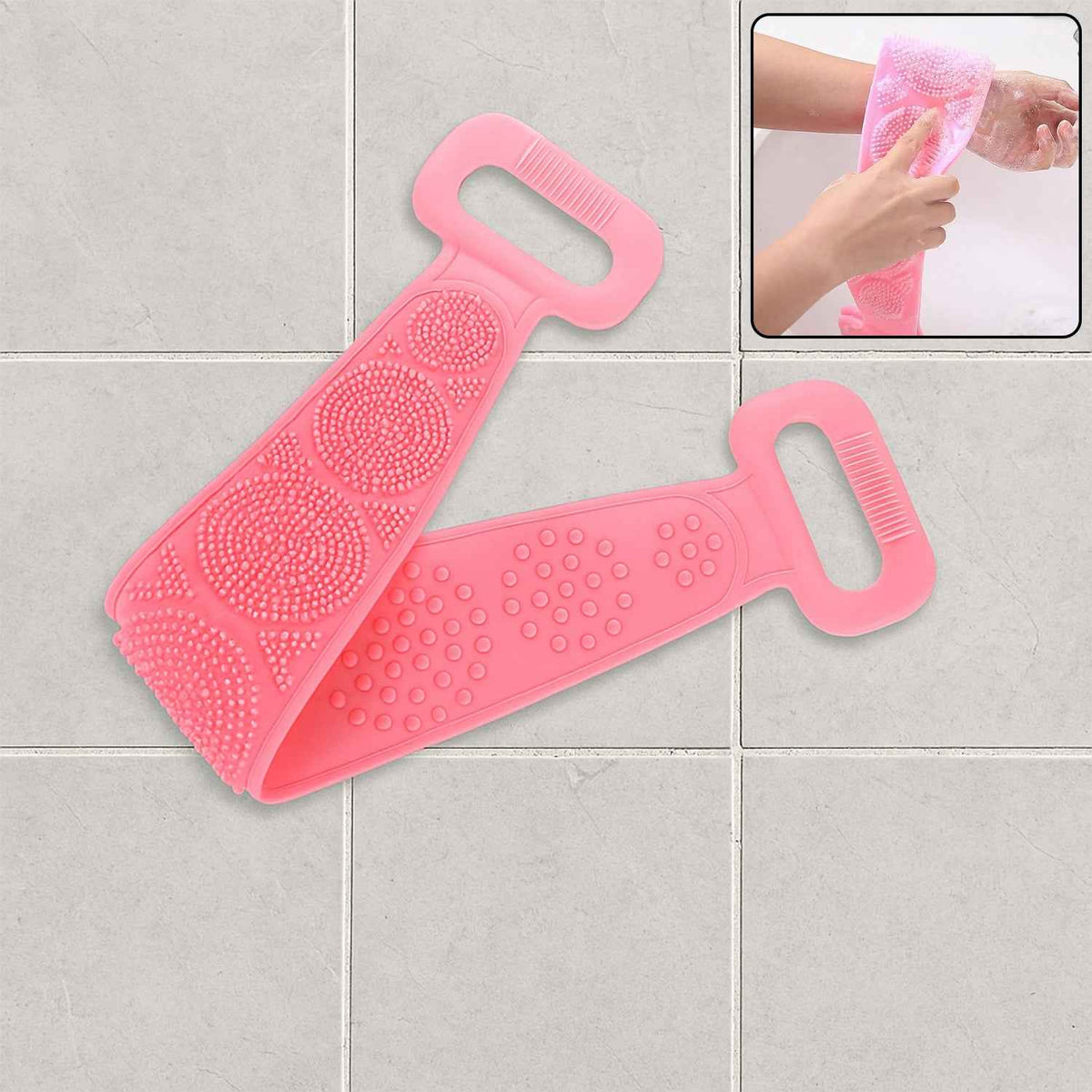 Silicone Back Scrubber – Eco-Friendly Body Cleaning | Happy Bathers