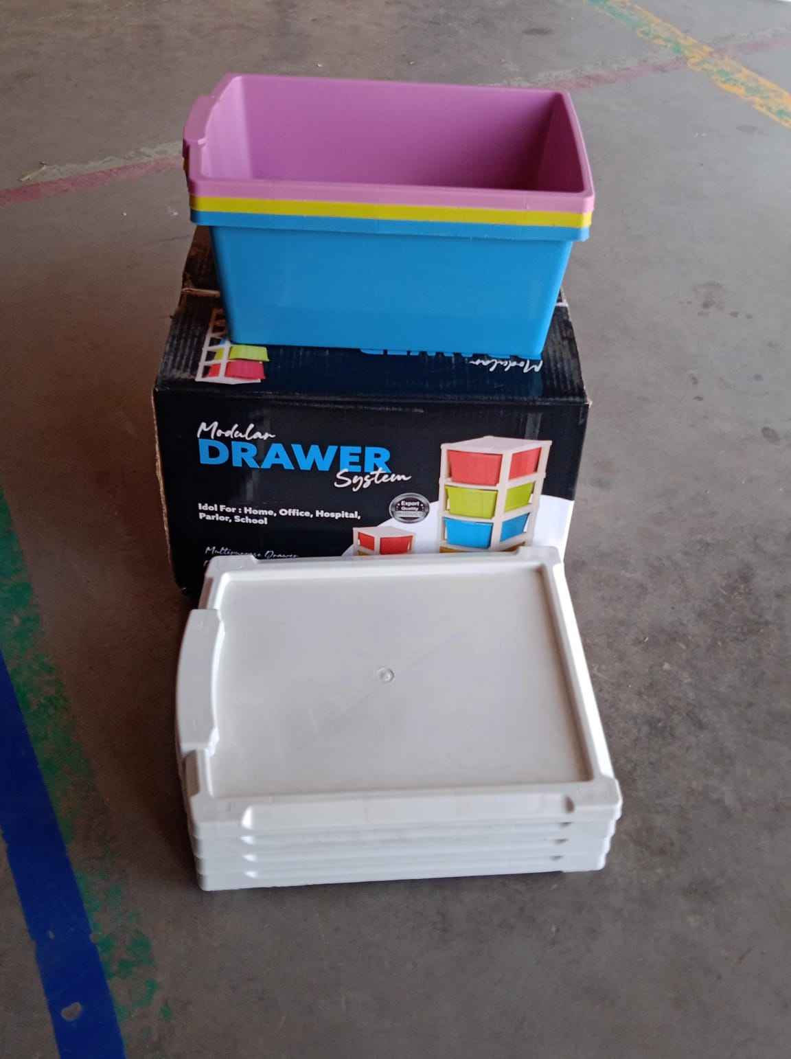 Plastic Drawer Organizer – 3-Layer Multi-Purpose | Organivo