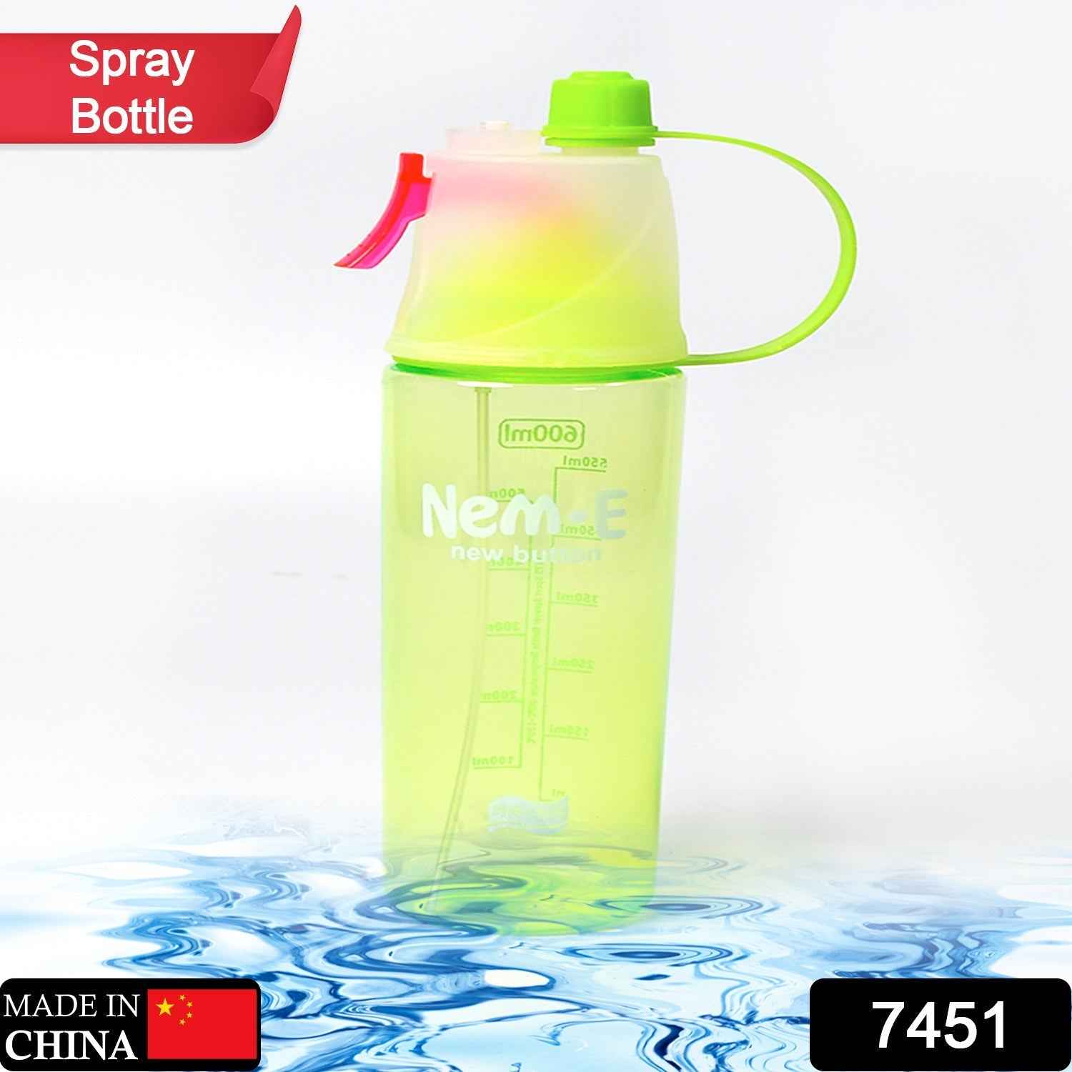 Sports Spray Water Bottle – 600ml BPA-Free | Own Hydrate