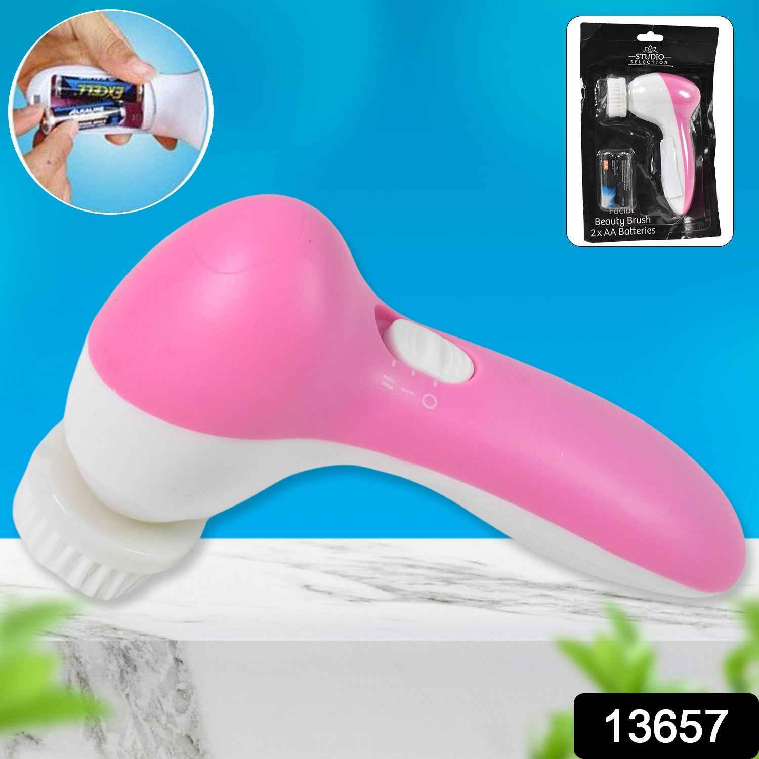 Facial Cleansing Brush – Waterproof Deep Cleansing | Calm & Curl