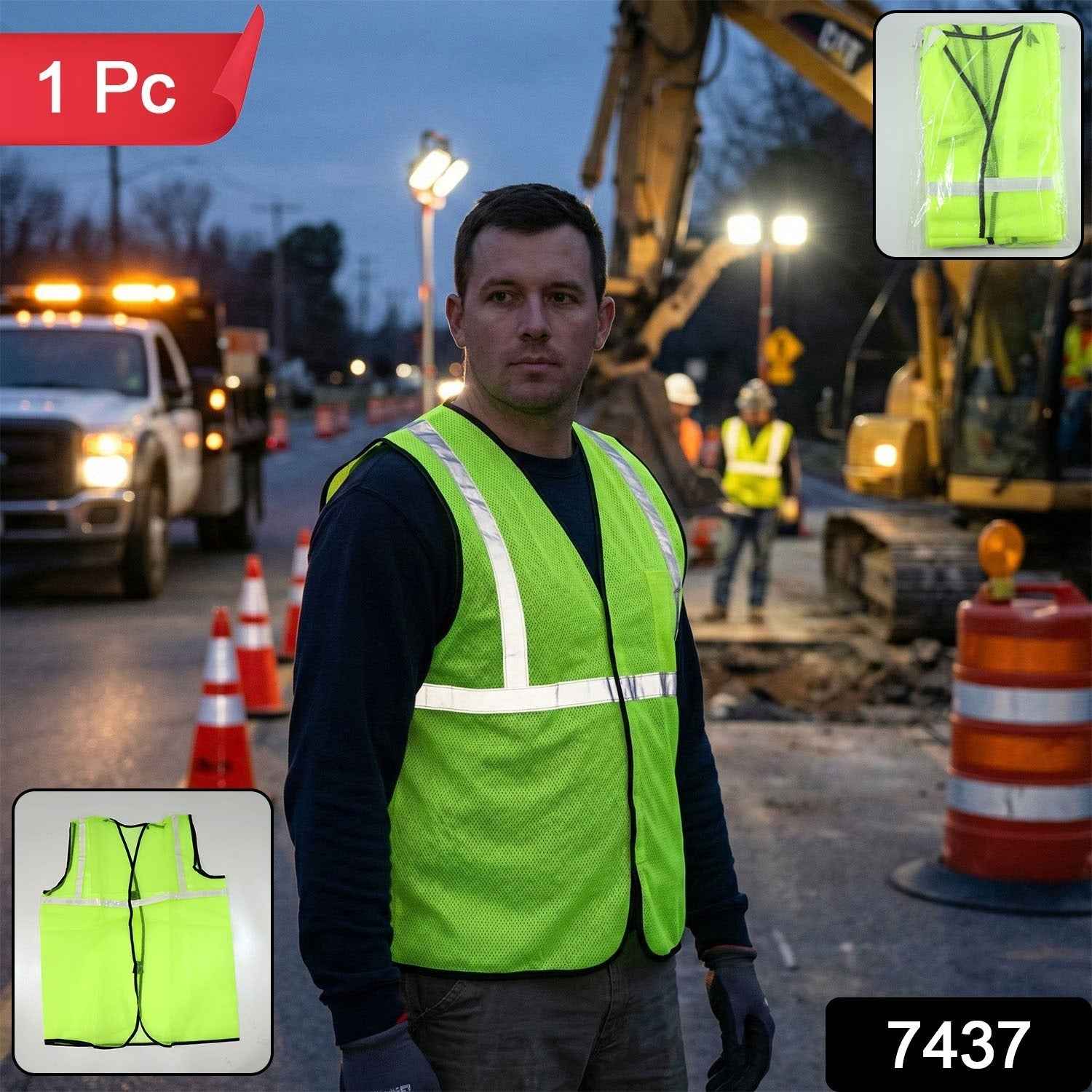 Reflective Safety Jacket – Hi-Vis Workwear for Safety | Velvet Wheels