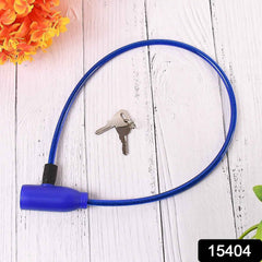 Steel Cable Helmet Lock – Heavy Duty Anti-Theft Safety Lock | Safora