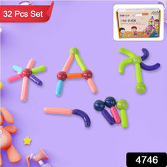 Magnetic Sticks Building Blocks – Creative STEM Toy for Kids