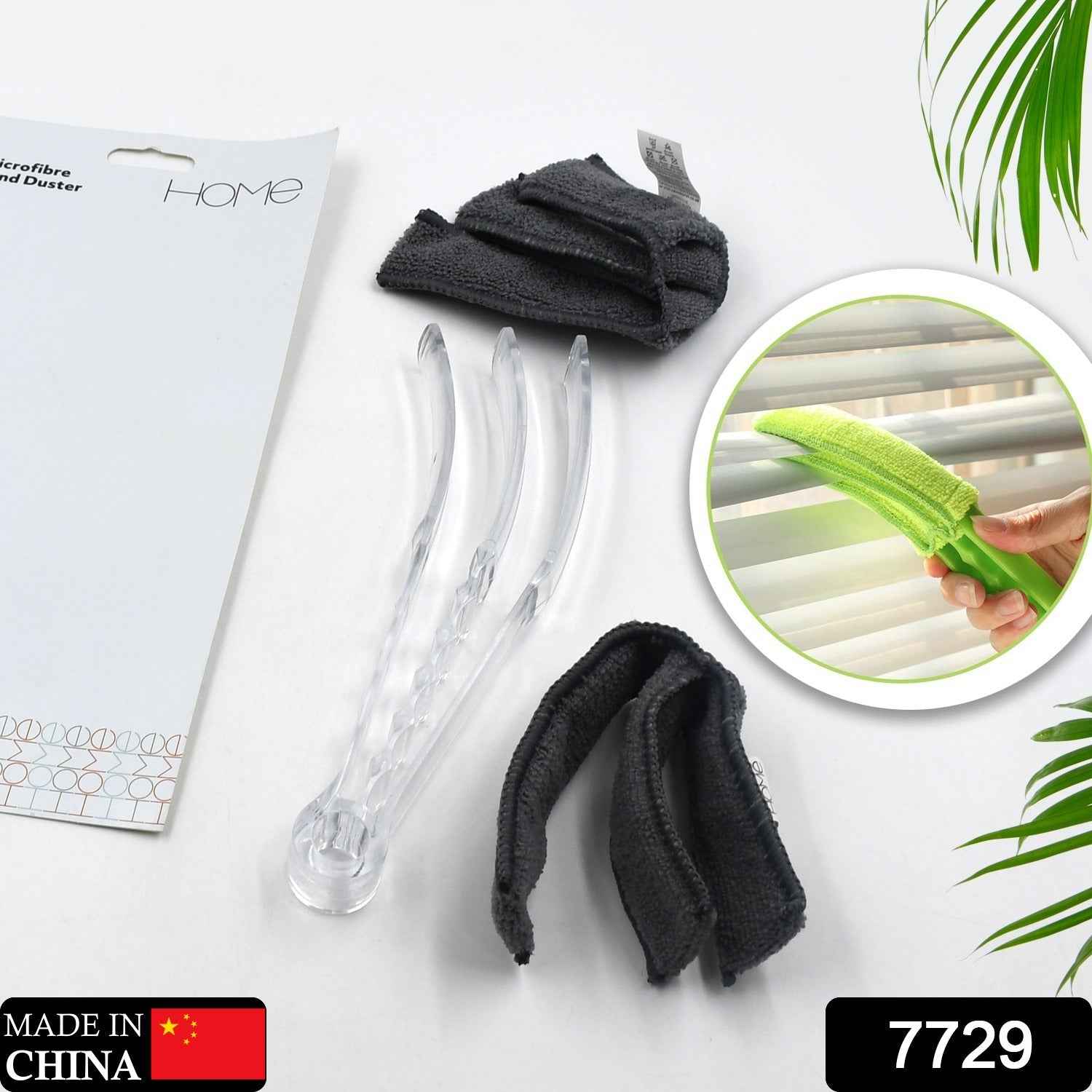 Window Blind Cleaner Brush – Microfiber Duster Tool | Velvet Wipe