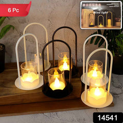 Flameless LED Candles – Elegant Wind Light Style Set of 6