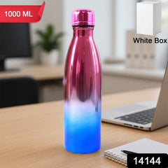 Stainless Steel Water Bottle – 1000ml Durable Leak-Proof Design