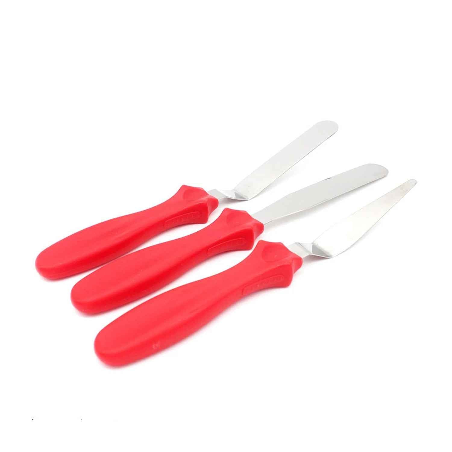 Cake Icing Spatula Set – Stainless Steel Pallet Knives | Indo Glow