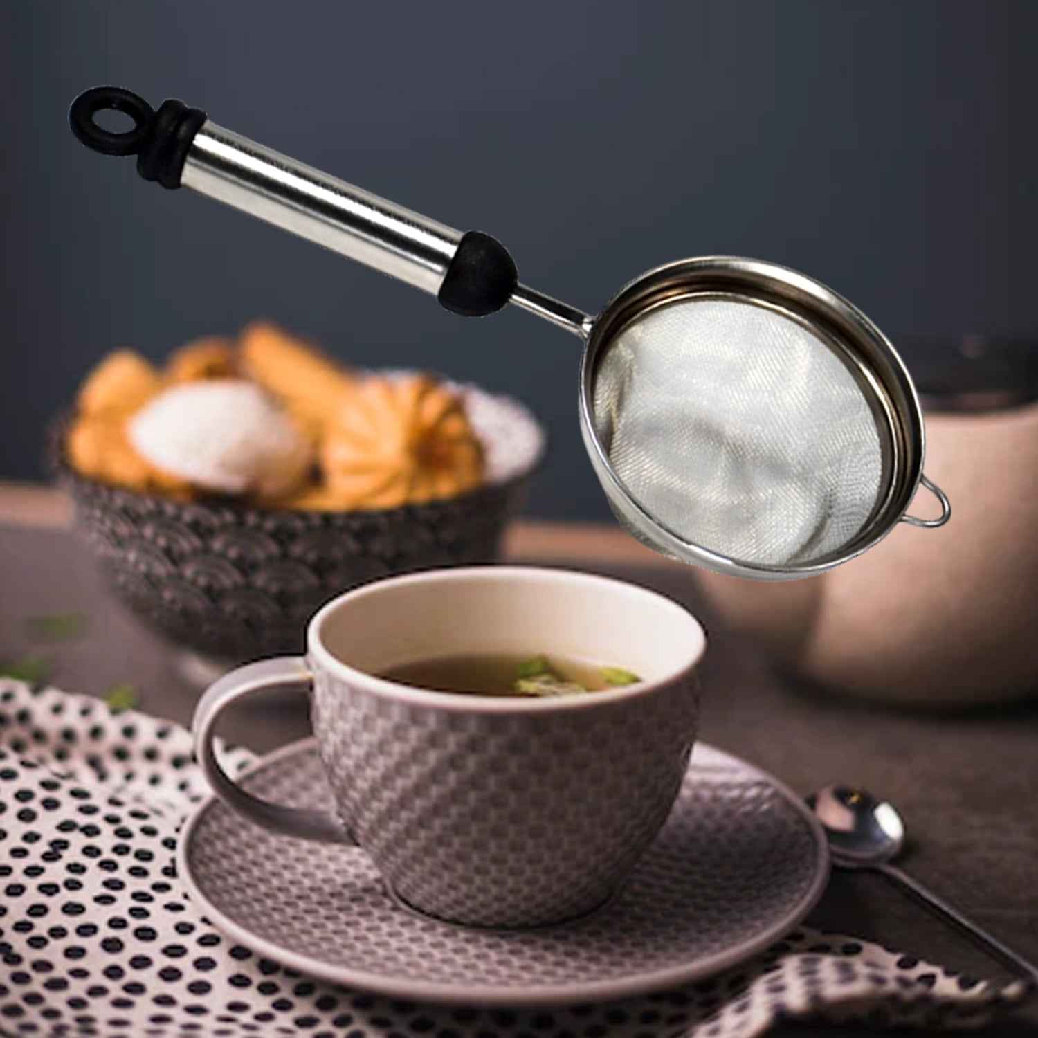 Stainless Steel Strainer – Fine Mesh Kitchen Filter | Quickslice