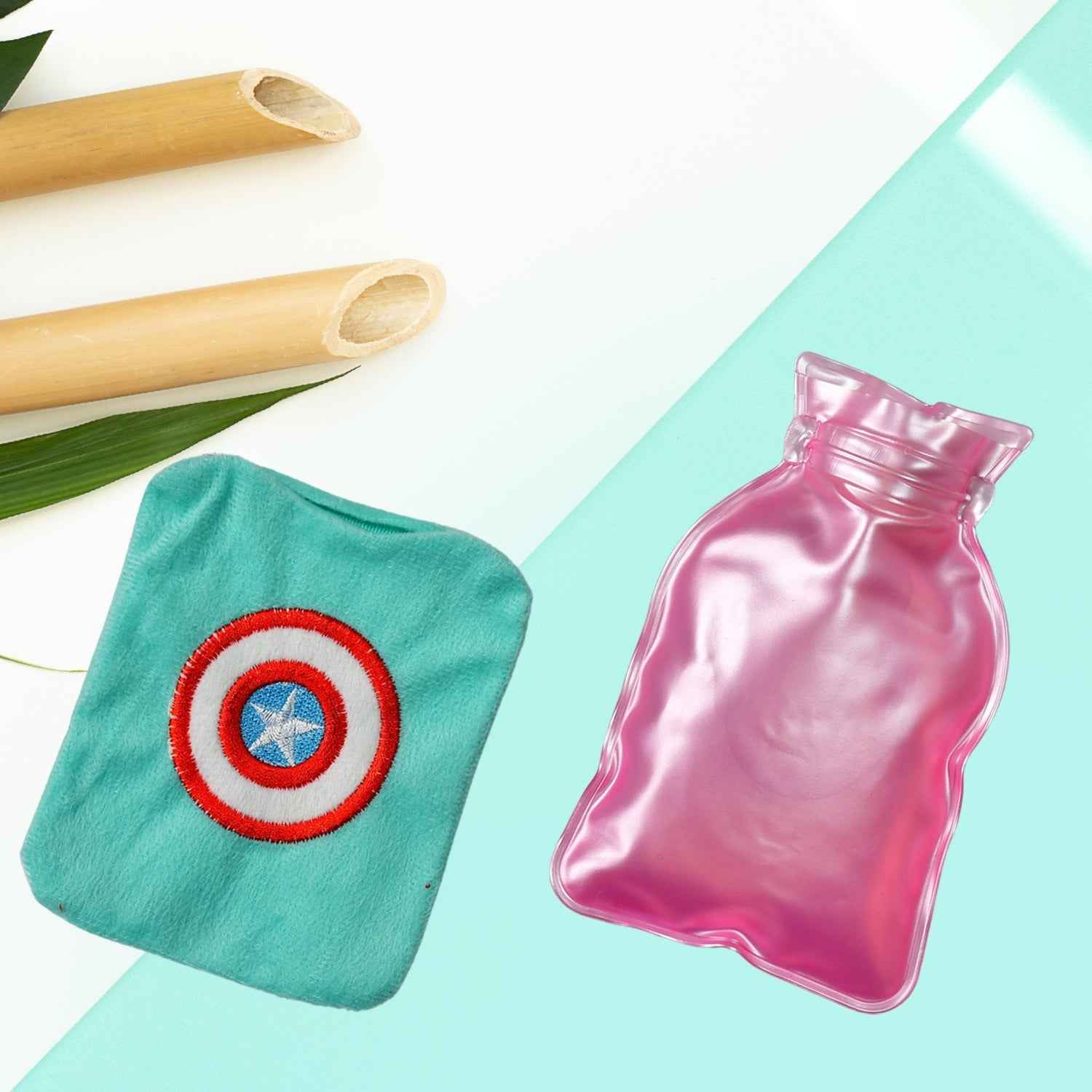 Hot Water Bag – Captain America Pain Relief Cover | Velvet Wellness