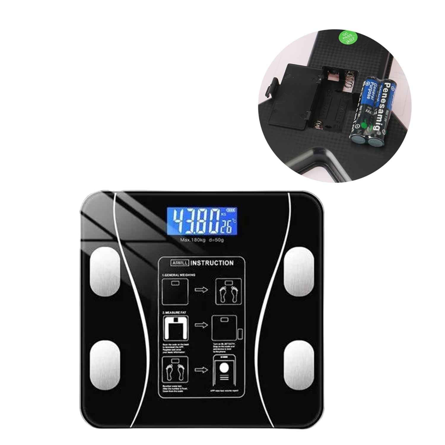 Smart Body Weight Scale – Bluetooth Body Fat & BMI Tracking | VelvaBloom