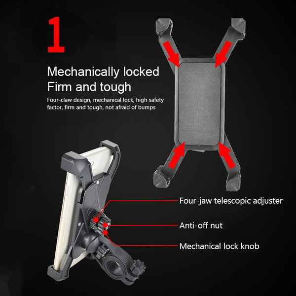 Bike Phone Holder – Anti-Shake 360° Rotation Mount | Gambit