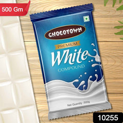 White Compound Chocolate – Premium 500gm Slab | Chocotown