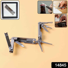 Multipurpose Pocket Tool Kit – Stainless Steel 8-in-1 Compact Design